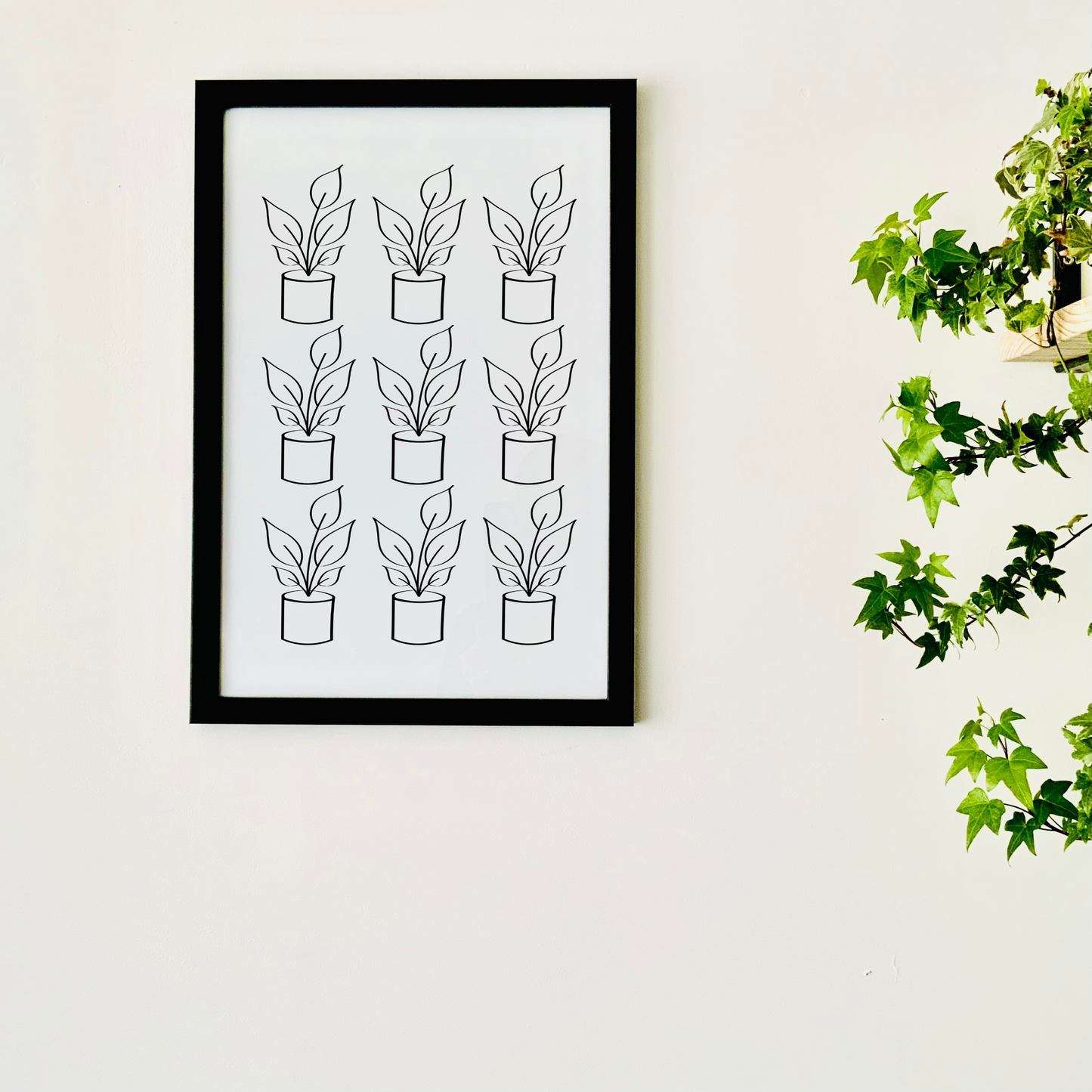 House Plant Repeat Print