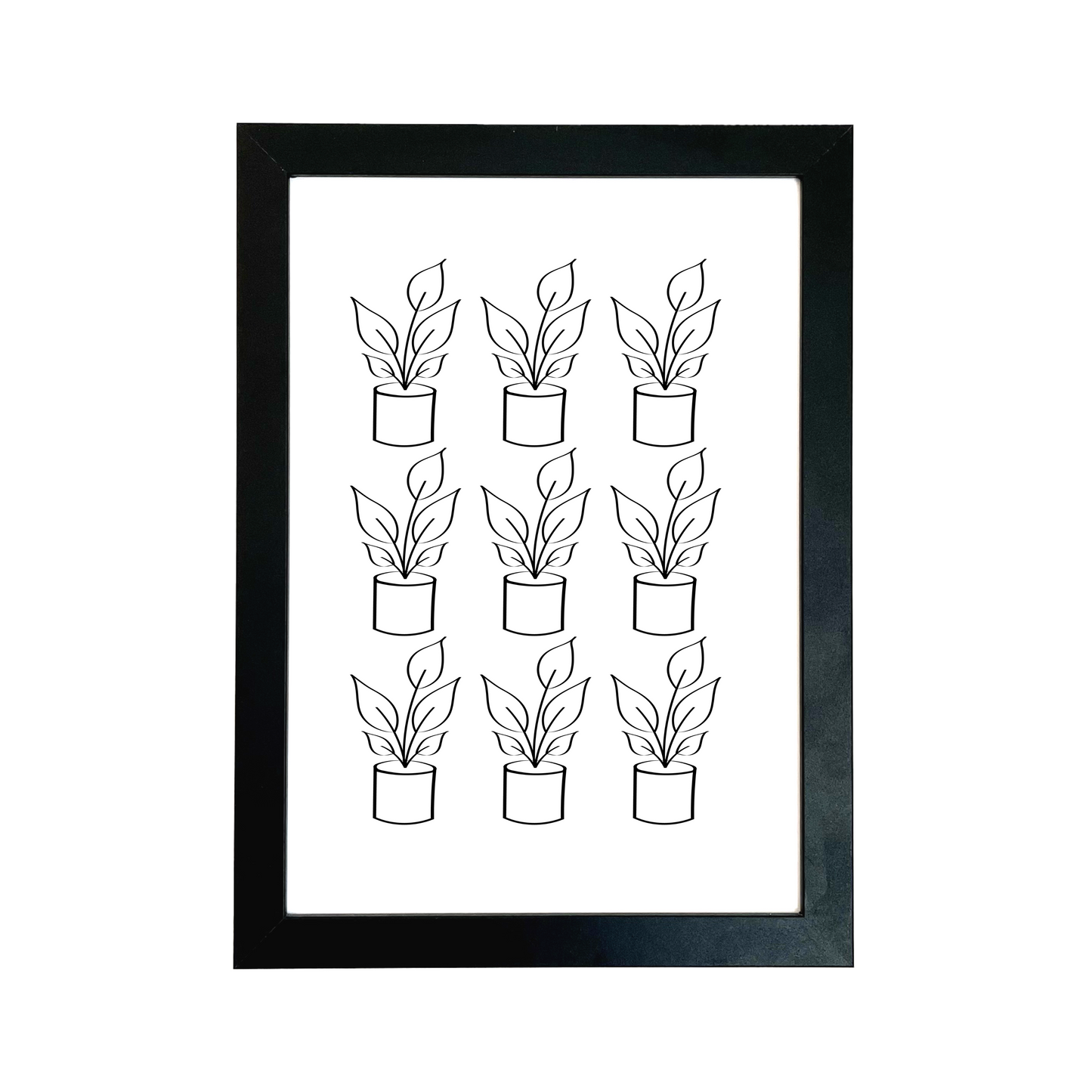 House Plant Repeat Print