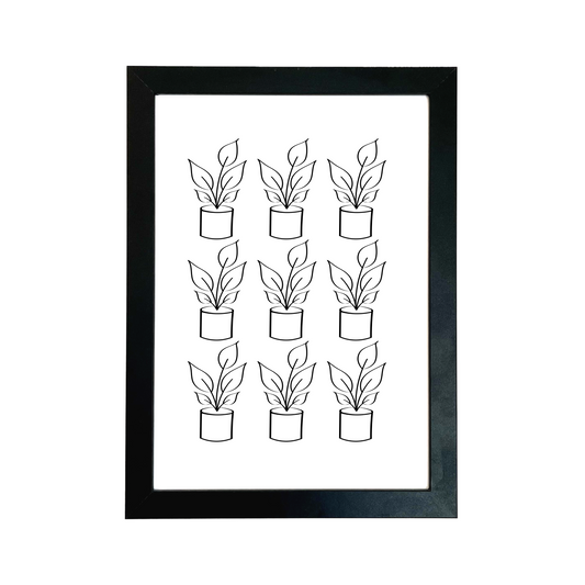 House Plant Repeat Print