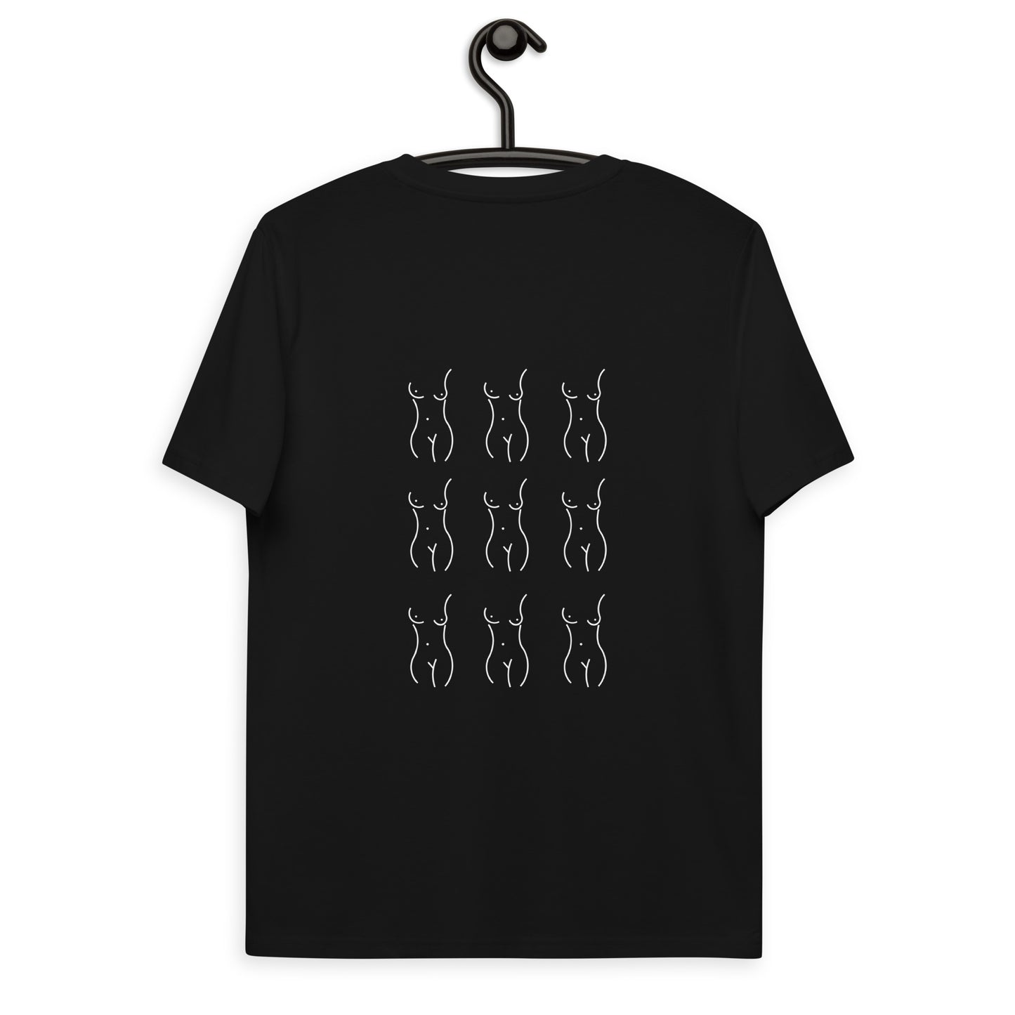 Naked Body Outline Print Tee