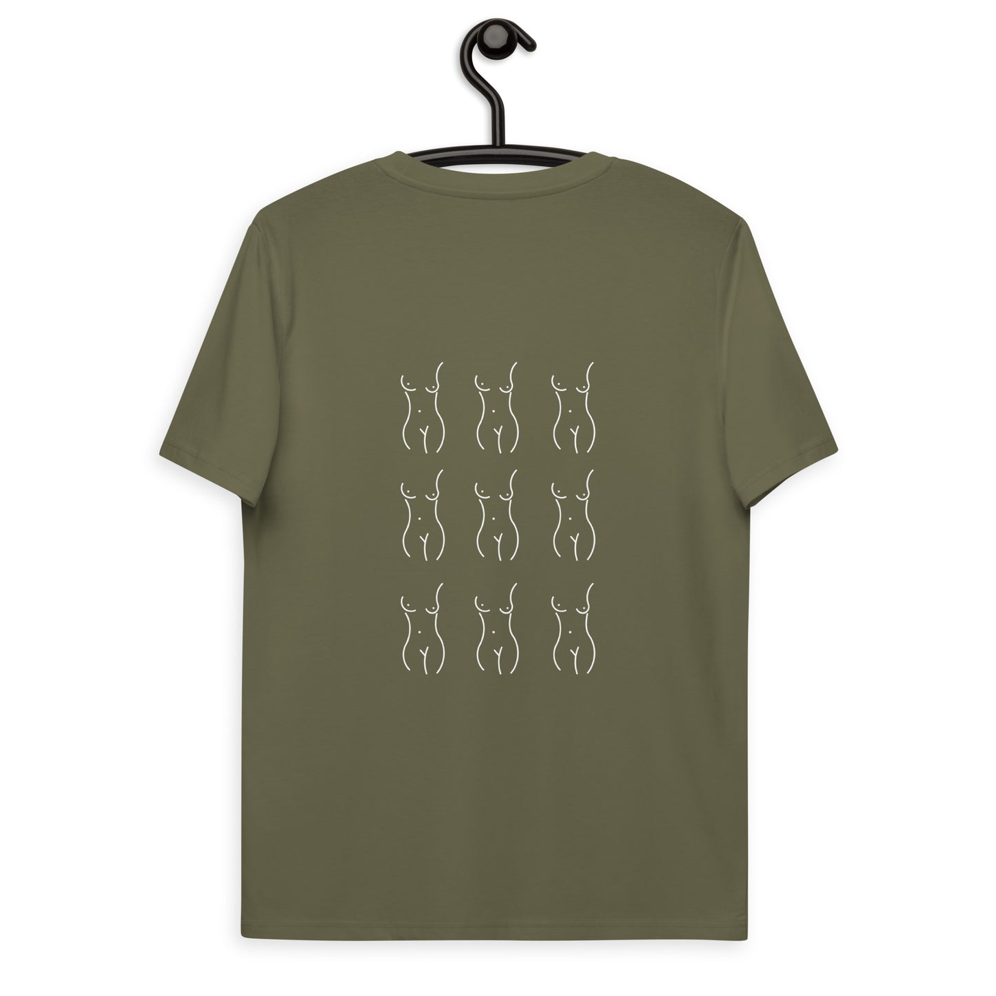 Naked Body Outline Print Tee